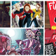 Clockwise from left: Cyberpunk 2077—Afterlife: The Card Game, Star Trek Chrono-Trek, Fiasco, and The Adventure Zone graphic novel.